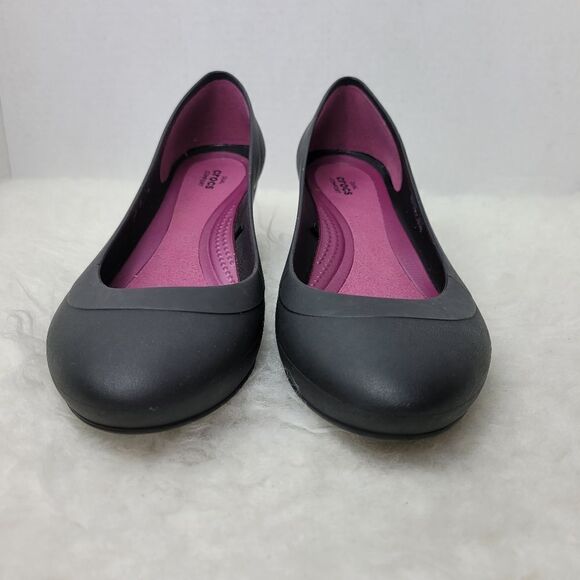 Crocs Lina Wedge Pump Dual Comfort Womens Size 9 - Picture 2 of 10